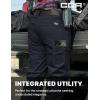 CQR Women’s Flex Stretch Tactical Pants, Water Resistant Ripstop Cargo Work Pants with Pockets for Outdoor & Hiking(Sub Rosa Operator Navy)