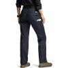 CQR Women’s Flex Stretch Tactical Pants, Water Resistant Ripstop Cargo Work Pants with Pockets for Outdoor & Hiking(Sub Rosa Operator Navy)