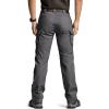 CQR Women’s Flex Stretch Tactical Pants, Water Resistant Ripstop Cargo Work Pants with Pockets for Outdoor & Hiking(Vanguard Charcoal)