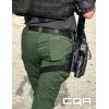 CQR Women’s Flex Stretch Tactical Pants, Water Resistant Ripstop Cargo Work Pants with Pockets for Outdoor & Hiking(Vanguard Green Kelp)