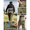 CQR Women’s Flex Stretch Tactical Pants, Water Resistant Ripstop Cargo Work Pants with Pockets for Outdoor & Hiking(Vanguard Soil Green)