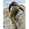 CQR Women’s Flex Stretch Tactical Pants, Water Resistant Ripstop Cargo Work Pants with Pockets for Outdoor & Hiking(Vanguard Soil Green)