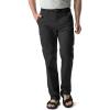 CQR Men’s Convertible Cargo Tactical Pants, Water Resistant Outdoor Hiking Pants, Zip Off Lightweight Stretch Work Pants(Lightweight Zip-off Black)