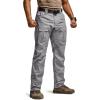 CQR Men’s Flex Ripstop Tactical Pants, Water Resistant Stretch Cargo Pants, Lightweight EDC Hiking Work Pants