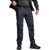 CQR Men’s Flex Stretch Tactical Pants, Water Resistant Ripstop Cargo Pants, Lightweight EDC Outdoor Work Hiking Pants(Sneak Operator Navy)