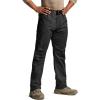 CQR Men’s Flex Stretch Tactical Pants, Water Resistant Ripstop Cargo Pants, Lightweight EDC Outdoor Work Hiking Pants(Tac-stretch Black)