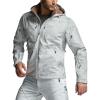 CQR Men’s Hooded Tactical Softshell Jacket, Water Resistant Fleece Lined Hoodie, Winter Outdoor Hunting Hiking Rain Wind(Operator Print Jacket Winter Utility Camo)