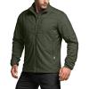 CQR Men’s Lightweight Insulated Jacket, Windproof Packable Water Resistant Warm Active Coat for Hiking Work Outdoor Tactical(Frame Army Green)