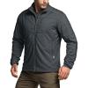 CQR Men’s Lightweight Insulated Jacket, Windproof Packable Water Resistant Warm Active Coat for Hiking Work Outdoor Tactical(Frame Shadow Grey)