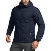 CQR Men’s Lightweight Insulated Jacket, Windproof Packable Water Resistant Warm Active Coat for Hiking Work Outdoor Tactical(Veil Navy)