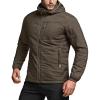 CQR Men’s Lightweight Insulated Jacket, Windproof Packable Water Resistant Warm Active Coat for Hiking Work Outdoor Tactical(Veil Tundra)