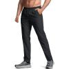 CQR Men’s Lightweight Vent Hiking Pants, Water-Resistant & Breathable Sports Outdoor Athletic Pants with Elastic Waist(Ascend Bolt Black)