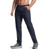 CQR Men’s Lightweight Vent Hiking Pants, Water-Resistant & Breathable Sports Outdoor Athletic Pants with Elastic Waist(Ascend Bolt Polar Navy)