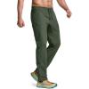 CQR Men’s Lightweight Vent Hiking Pants, Water-Resistant & Breathable Sports Outdoor Athletic Pants with Elastic Waist(Ascend Crux Lichen)