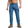 CQR Men’s Quick Dry Tactical Pants, Water Resistant Outdoor Pants, Lightweight Stretch Cargo Work Hiking Pants(Rocky Cargo W/Belt Glaucous)