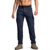 CQR Men’s Quick Dry Tactical Pants, Water Resistant Outdoor Pants, Lightweight Stretch Cargo Work Hiking Pants(Rocky Cargo W/Belt Police Navy)