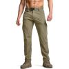 CQR Men’s Quick Dry Tactical Pants, Water Resistant Outdoor Pants, Lightweight Stretch Cargo Work Hiking Pants(Rocky Cargo W/Belt Tan)