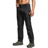 CQR Men’s Quick Dry Tactical Pants, Water Resistant Outdoor Pants, Lightweight Stretch Cargo Work Hiking Pants(Rocky Z Black)