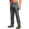 CQR Men’s Quick Dry Tactical Pants, Water Resistant Outdoor Pants, Lightweight Stretch Cargo Work Hiking Pants(Rocky Z Jet Grey)