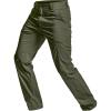 CQR Men’s Quick Dry Tactical Pants, Water Resistant Outdoor Pants, Lightweight Stretch Cargo Work Hiking Pants(Runyon Cargo Pants Green Kelp)