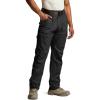 CQR Men’s Quick Dry Work Pants, Water Resistant Outdoor Tactical Pants, Lightweight Stretch Cargo Hiking Pants(Dura Flex Pants Black)