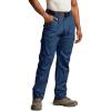 CQR Men’s Quick Dry Work Pants, Water Resistant Outdoor Tactical Pants, Lightweight Stretch Cargo Hiking Pants(Dura Flex Pants Midnight Blue)