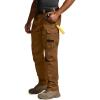 CQR Men’s Quick Dry Work Pants, Water Resistant Outdoor Tactical Pants, Lightweight Stretch Cargo Hiking Pants(Work Pants Copper Brown)
