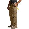CQR Men’s Quick Dry Work Pants, Water Resistant Outdoor Tactical Pants, Lightweight Stretch Cargo Hiking Pants(Work Pants Cougar)