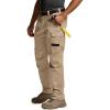 CQR Men’s Quick Dry Work Pants, Water Resistant Outdoor Tactical Pants, Lightweight Stretch Cargo Hiking Pants(Work Pants Khaki)