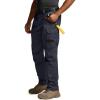 CQR Men’s Quick Dry Work Pants, Water Resistant Outdoor Tactical Pants, Lightweight Stretch Cargo Hiking Pants(Work Pants Police Navy)