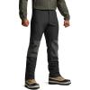 CQR Men’s Softshell Fleece Lined Winter Hiking Pants, Water Resistant Insulated Thermal, Outdoor Tactical Warm Snow Ski Pants(Expedition Black)