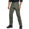 CQR Men’s Softshell Fleece Lined Winter Hiking Pants, Water Resistant Insulated Thermal, Outdoor Tactical Warm Snow Ski Pants(Olive)