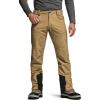 CQR Men’s Softshell Fleece Lined Winter Hiking Pants, Water Resistant Insulated Thermal, Outdoor Tactical Warm Snow Ski Pants(Teton Alpha Cougar)