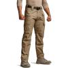 CQR Men’s Tactical Pants, Water Resistant Ripstop Cargo Pants, Lightweight EDC Work Hiking Pants, Outdoor Apparel