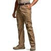 CQR Men’s Utility Flex Cargo Pants, Classic-Fit Casual Stretch Work Pants, Water Resistant Lightweight Tactical Hiking Pants(Sentinel Cougar)