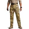 CQR Men’s Utility Flex Cargo Pants, Classic-Fit Casual Stretch Work Pants, Water Resistant Lightweight Tactical Hiking Pants(Tac Utility Camo)