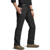 CQR Women’s Flex Stretch Tactical Pants, Water Resistant Ripstop Cargo Work Pants with Pockets for Outdoor & Hiking(Sub Rosa Black)