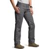 CQR Women’s Flex Stretch Tactical Pants, Water Resistant Ripstop Cargo Work Pants with Pockets for Outdoor & Hiking(Sub Rosa Charcoal)