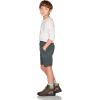 CQR Kids Youth Hiking Cargo Pants, UPF 50+ Quick Dry Convertible Zip Off Pants, Outdoor Camping Pants(Convertible Charcoal)