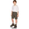 CQR Kids Youth Hiking Cargo Pants, UPF 50+ Quick Dry Convertible Zip Off Pants, Outdoor Camping Pants(Convertible Tundra)