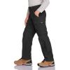 CQR Kids Youth Hiking Cargo Pants, UPF 50+ Quick Dry Convertible Zip Off Pants, Outdoor Camping Pants(Shenah Trek Black)