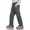 CQR Kids Youth Hiking Cargo Pants, UPF 50+ Quick Dry Convertible Zip Off Pants, Outdoor Camping Pants(Shenah Trek Carbon Grey)