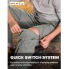 CQR Kids Youth Hiking Cargo Pants, UPF 50+ Quick Dry Convertible Zip Off Pants, Outdoor Camping Pants(Shenah Trek Sage)