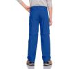 CQR Kids Youth Hiking Cargo Pants, UPF 50+ Quick Dry Convertible Zip Off Pants, Outdoor Camping Pants(Shenah Trek Santorini Blue)