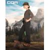 CQR Kids Youth Hiking Cargo Pants, UPF 50+ Quick Dry Convertible Zip Off Pants, Outdoor Camping Pants(Shenah Venture Black)