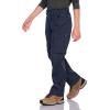 CQR Kids Youth Hiking Cargo Pants, UPF 50+ Quick Dry Convertible Zip Off Pants, Outdoor Camping Pants(Shenah Venture Pristine Navy)
