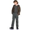 CQR Kids Youth Hiking Cargo Pants, UPF50+ Quick Dry Outdoor Camping Pants(Shenah Trail Carbon Grey)