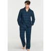 CQR Men’s 100% Cotton Plaid Flannel Pajama Pants, Brushed Soft Lounge & Sleep PJ Bottoms with Pockets(Flannel Pajama Black Watch)