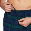 CQR Men’s 100% Cotton Plaid Flannel Pajama Pants, Brushed Soft Lounge & Sleep PJ Bottoms with Pockets(Flannel Pajama Black Watch)