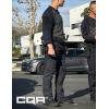 CQR Men’s Combat Shirt Tactical 1/4 Zip Long Sleeve Military BDU Shirts Camo EDC Top with Pockets(Military Shirts Olive Green)